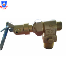 High pressure co2 cylinder brass valve